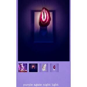 Olivia Rodrigo Night Light Purple Gemstone Agate New In Box Rare Guts Sour